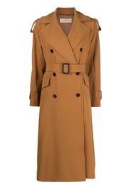 Blanca Vita double-breasted coat - Marrone