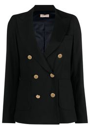 Blanca Vita double-breasted blazer - Nero