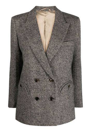 Blazé Milano Everynight tweed double-breasted blazer - Grigio