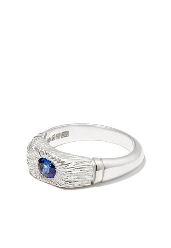Bleue Burnham silver sapphire ring - Argento