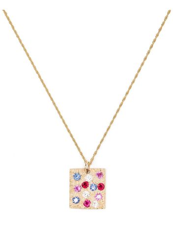 Bleue Burnham Collana con pendente Rose Garden - Oro