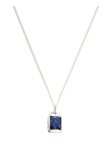 Bleue Burnham Collana con pendente The Rose - Blu