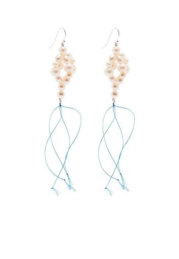 Bleue Burnham Orecchini in argento sterling con perle - Rosa