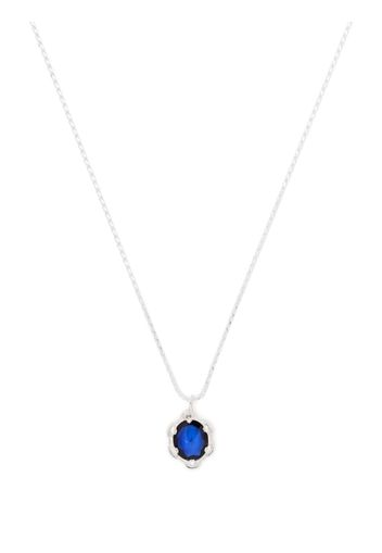 Bleue Burnham Collana Nature Knows Best con zaffiro - Argento