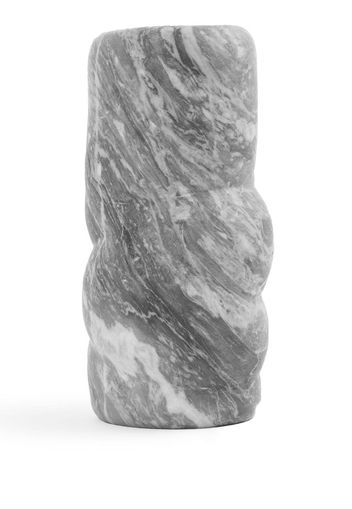 Bloc Studios Fatroll marble vase - Grigio