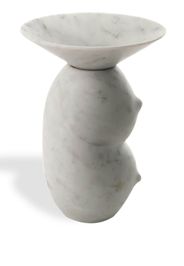 Bloc Studios Clelia sculpted marble vase - Bianco