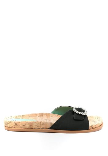 Blue Bird Shoes Sandali slides Shine - Nero