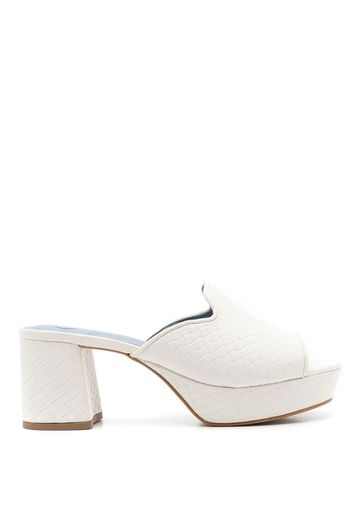 Blue Bird Shoes Sandali con tacco largo - Bianco