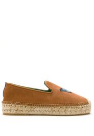 Espadrille dupla butterfly camurça caramelo