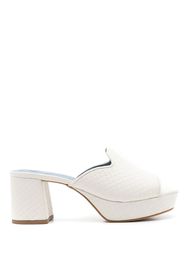 Blue Bird Shoes Sandali con tacco largo - Bianco