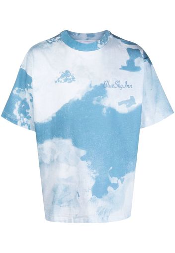 BLUE SKY INN tie-dye print T-shirt