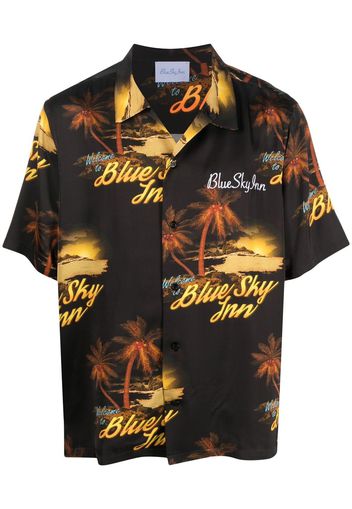 BLUE SKY INN graphic-print short-sleeve shirt - Nero