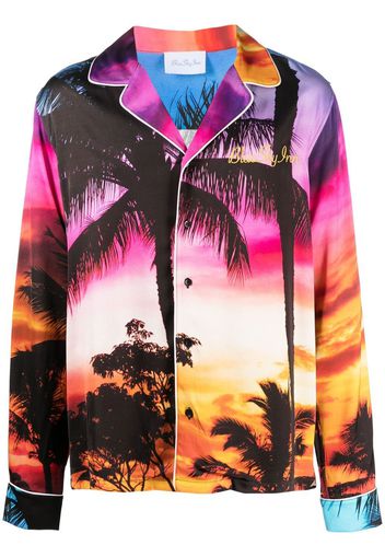 BLUE SKY INN palm tree print shirt - Rosa