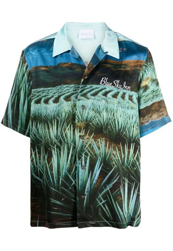 BLUE SKY INN Agave graphic-print shirt