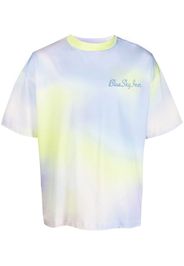 BLUE SKY INN tie dye logo print T-shirt - Giallo