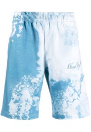 BLUE SKY INN tie-dye track shorts