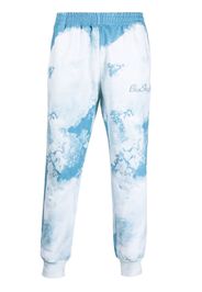 BLUE SKY INN tie-dye print track pants