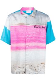 BLUE SKY INN abstract-pattern short-sleeve shirt