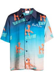 BLUE SKY INN dog-print short-sleeve shirt