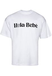 BLUE SKY INN Hola Bebé organic-cotton T-Shirt - Bianco