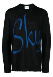 BLUE SKY INN logo-print crew-neck jumper - Nero