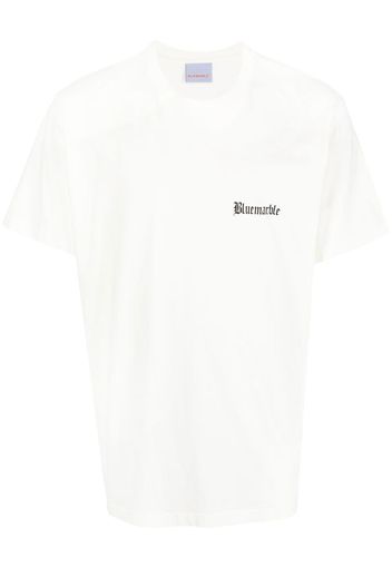 BLUEMARBLE chest logo-print detail T-shirt - Bianco