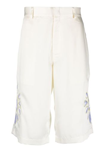 BLUEMARBLE embroidered satin shorts - Toni neutri