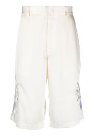 BLUEMARBLE embroidered satin shorts - Toni neutri