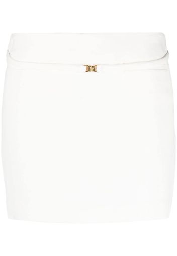 Blumarine bucke-fastening belted shirt - Bianco