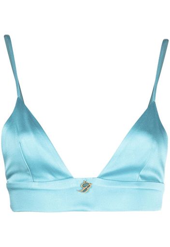 Blumarine Reggiseno con placca logo