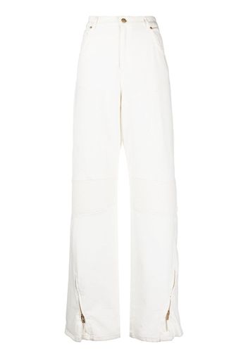 Blumarine high-rise wide-leg jeans - Bianco