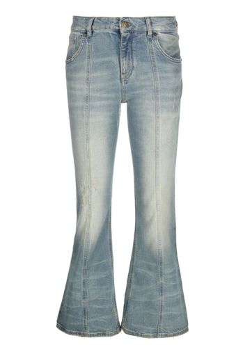 Blumarine cropped flared jeans