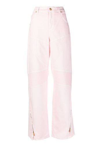 Blumarine mid-rise wide-leg jeans - Rosa