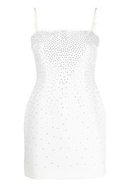 Blumarine crystal-embellished mini dress - Bianco