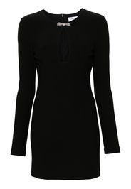 Blumarine Abito corto con cut-out - Nero