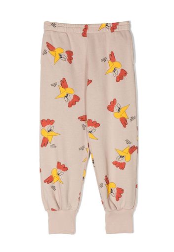 Bobo Choses graphic-print sweat pants - Toni neutri