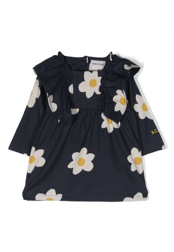 Bobo Choses Little Flower ruffled blouse - Blu