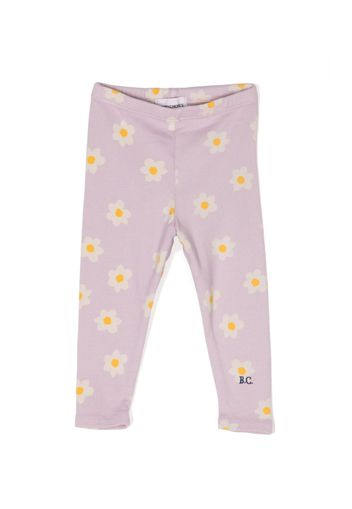 Bobo Choses floral-print leggings - Viola