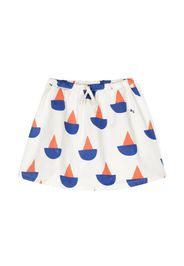 Bobo Choses Sail Boat organic-cotton skirt - Toni neutri