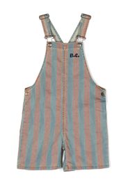 Bobo Choses stripe-pattern dungarees - Blu