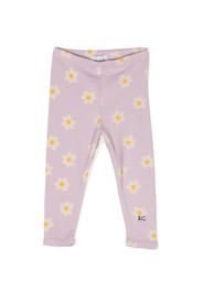 Bobo Choses floral-print leggings - Viola