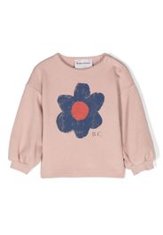 Bobo Choses flower-print organic cotton T-shirt - Rosa