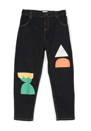 Bobo Choses B.C. cartoon-print jeans - Blu