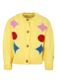 Bobo Choses intarsia-knit cardigan - Giallo