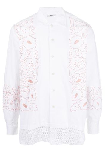 BODE Camicia con stampa grafica - Bianco