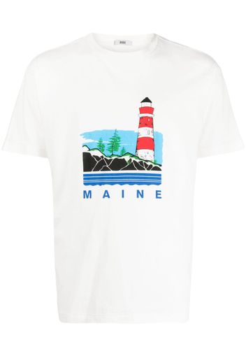 BODE Maine cotton T-shirt - Bianco