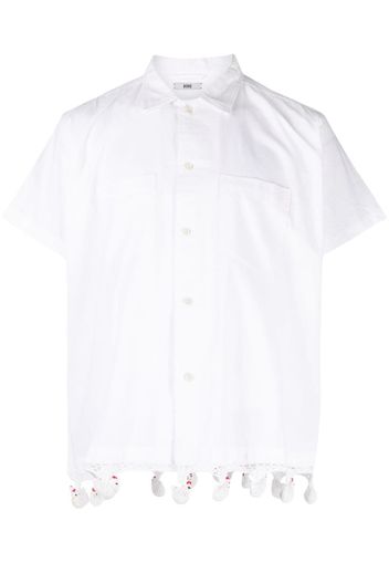 BODE charms-detail short-sleeve shirt - Bianco