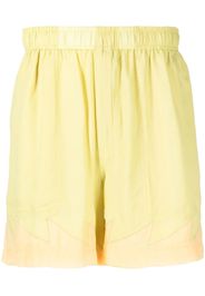 BODE above-knee silk shorts - Verde