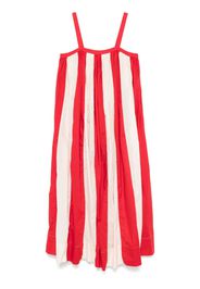 BODE Abito Liberty Stripe lungo - Toni neutri