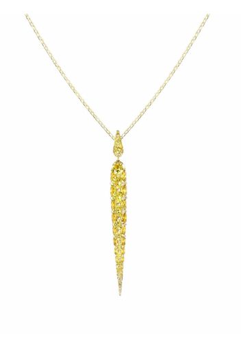 Boghossian Collana con pendente Merveilles in oro 18kt con zaffiri - Giallo